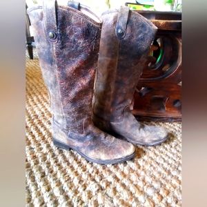 Frye Melissa Button tall shaft boots